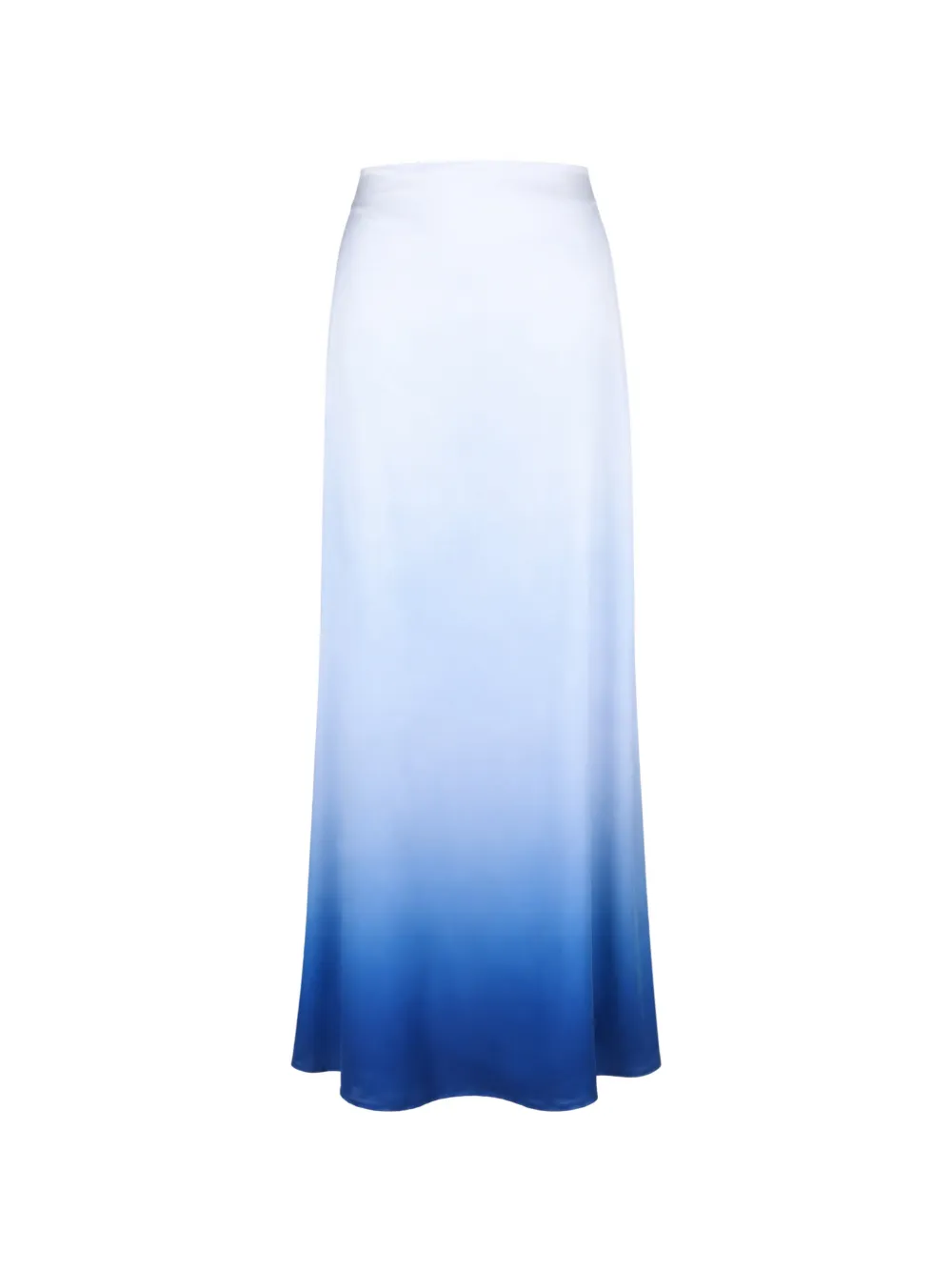 Baobab Sinai Ombré-effect Silk Skirt In Blue