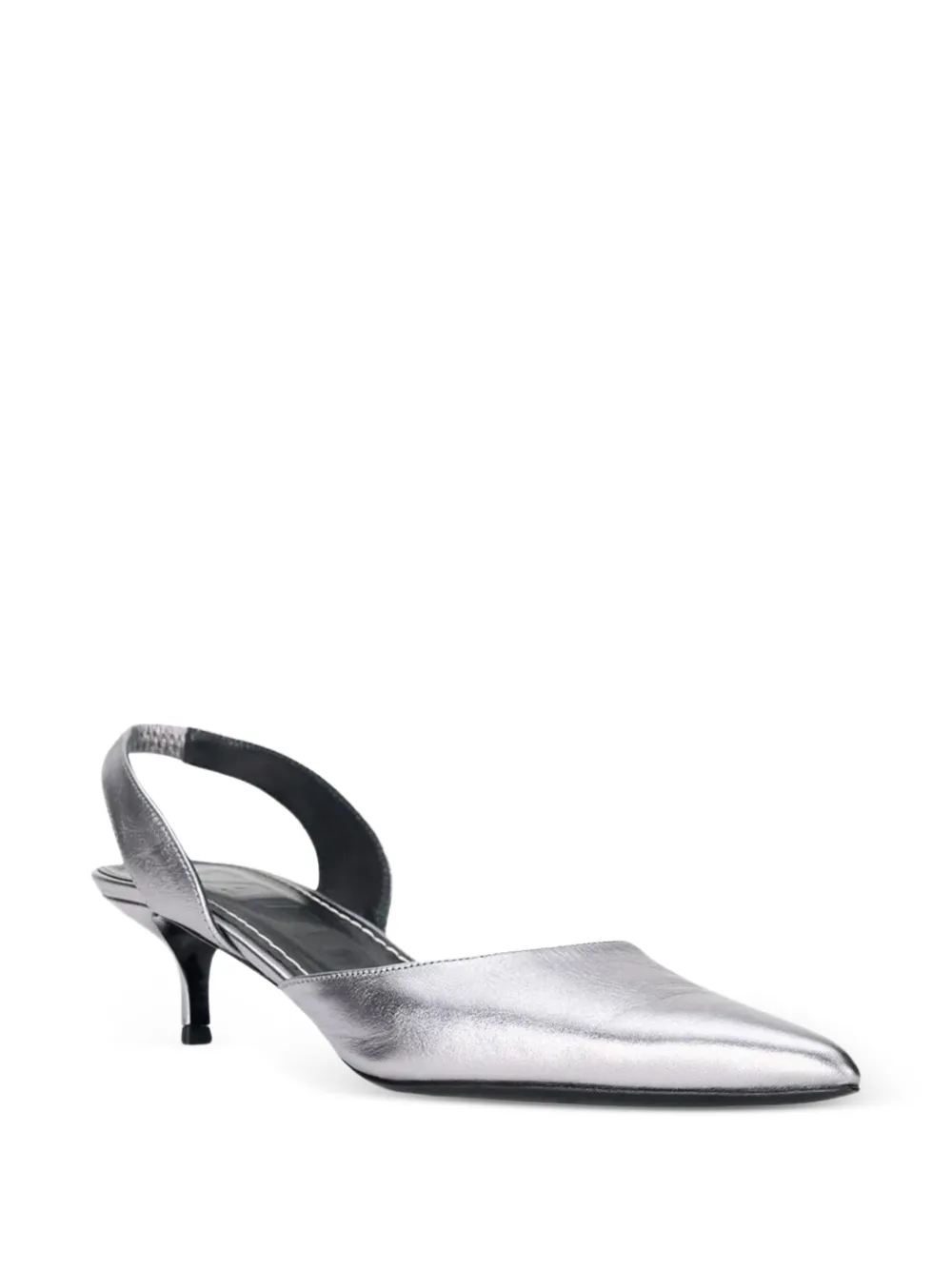 STAUD Sebastian slingback pumps Zilver