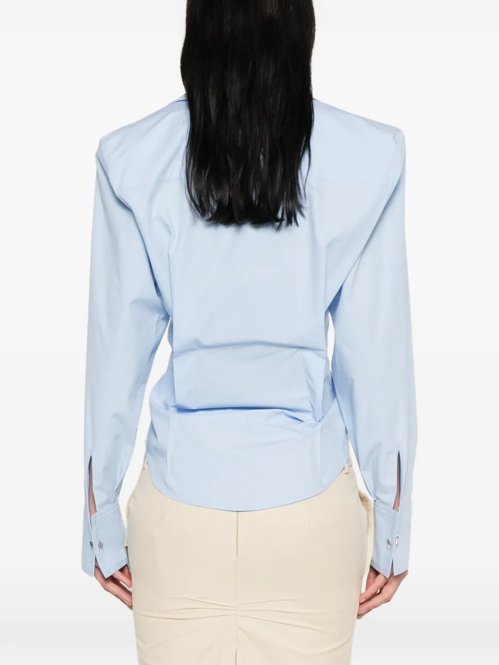 The Attico Blauw overhemd