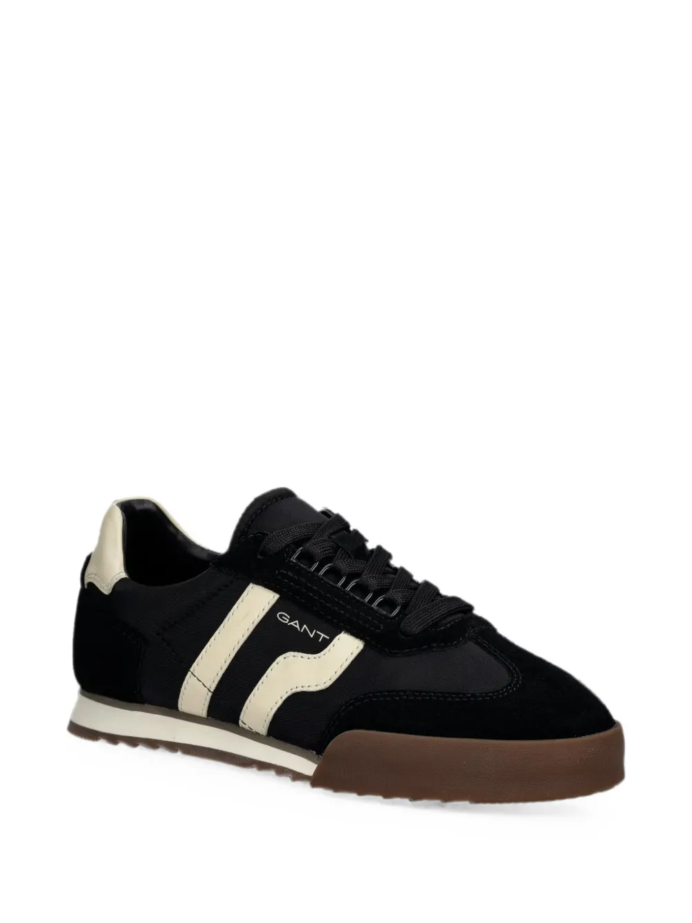 Gant Baylle suede-panelled lace-up sneakers Zwart