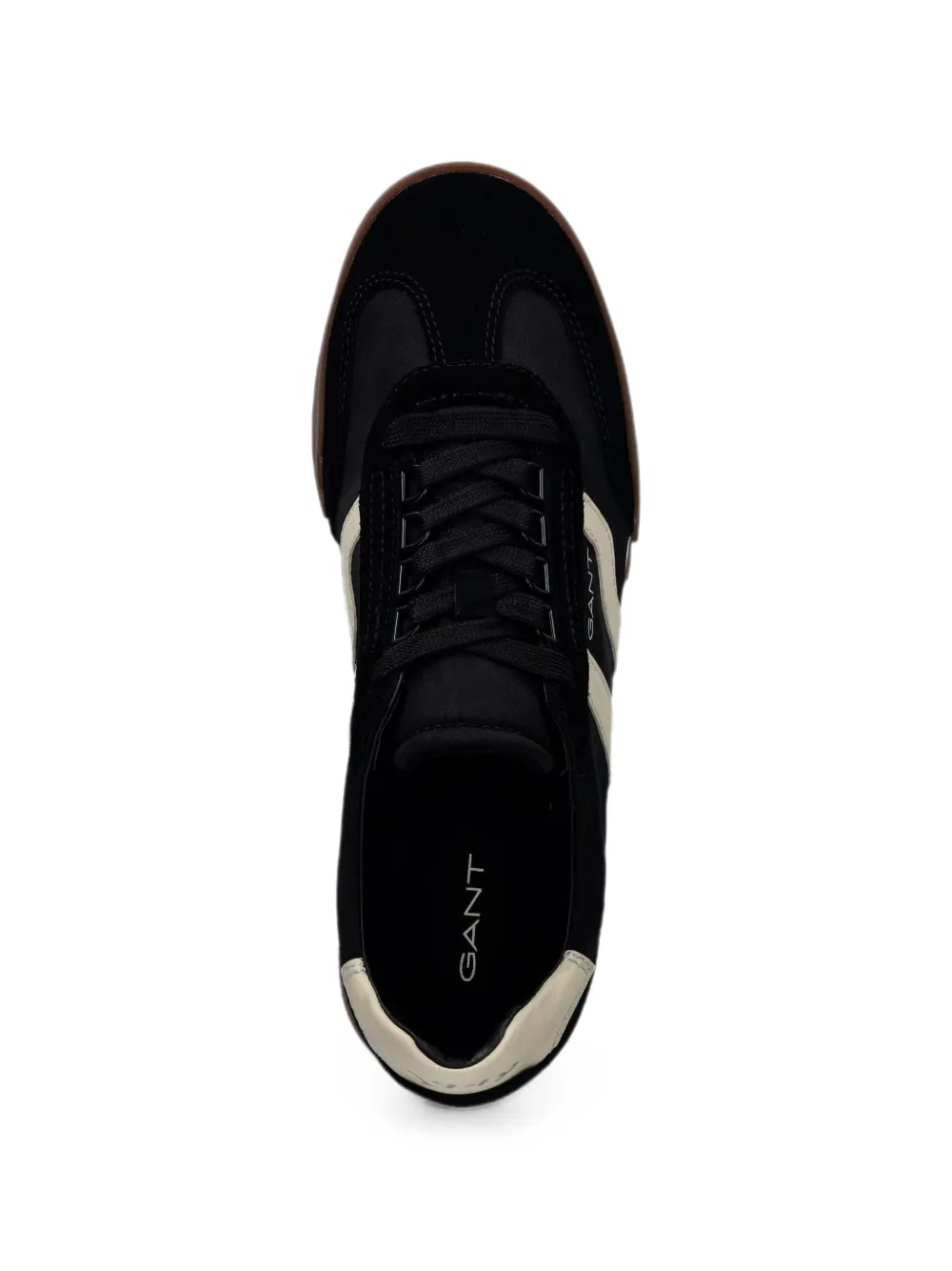 Gant Baylle suede-panelled lace-up sneakers Zwart