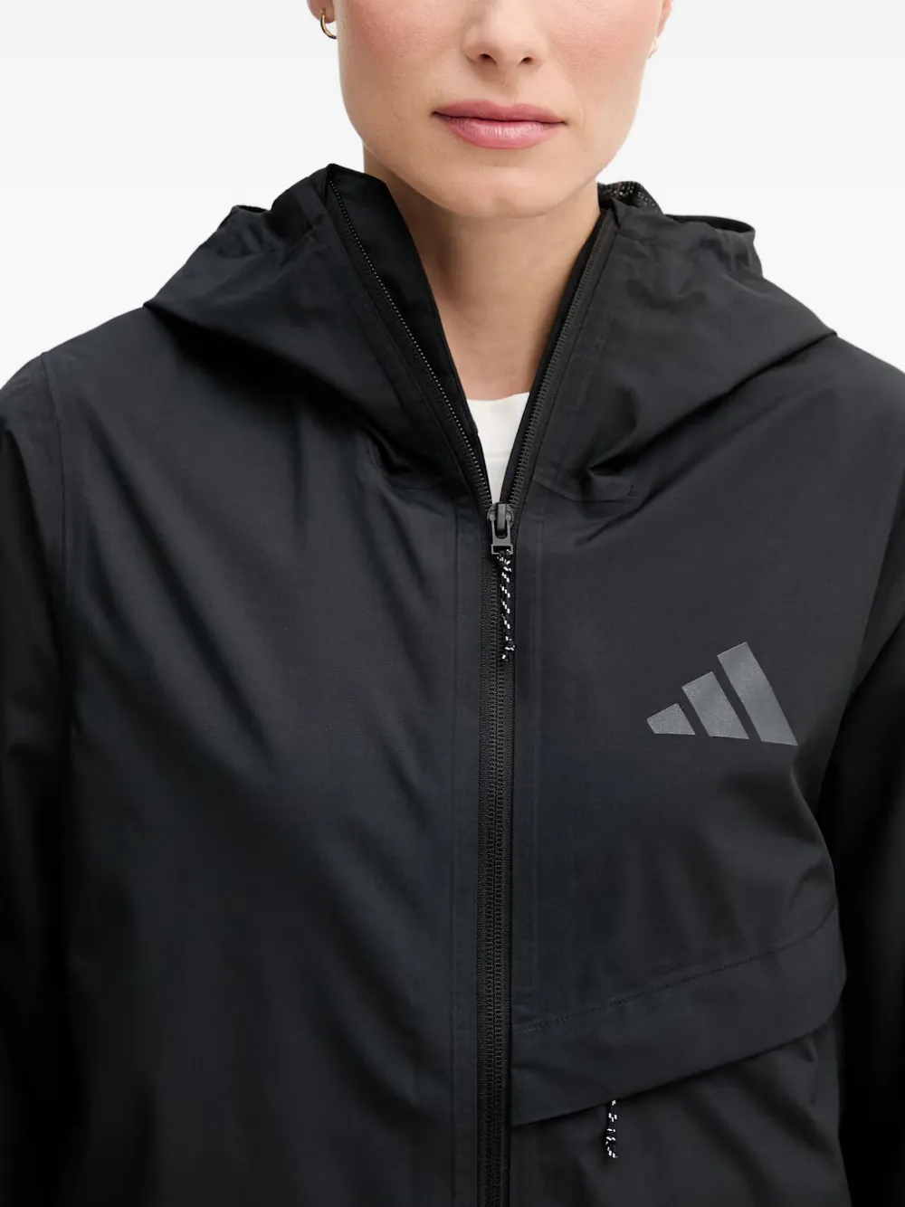 adidas Terrex hooded jacket Zwart
