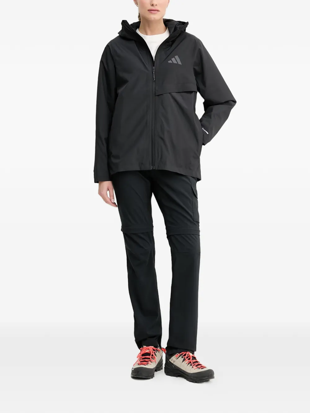 adidas Terrex hooded jacket Zwart