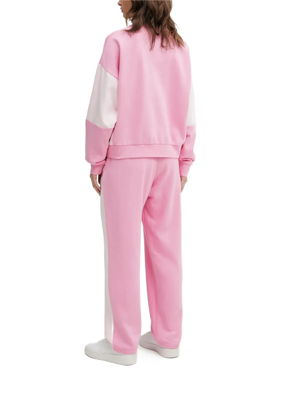adidas Trainingspak met colourblocking en logo Roze