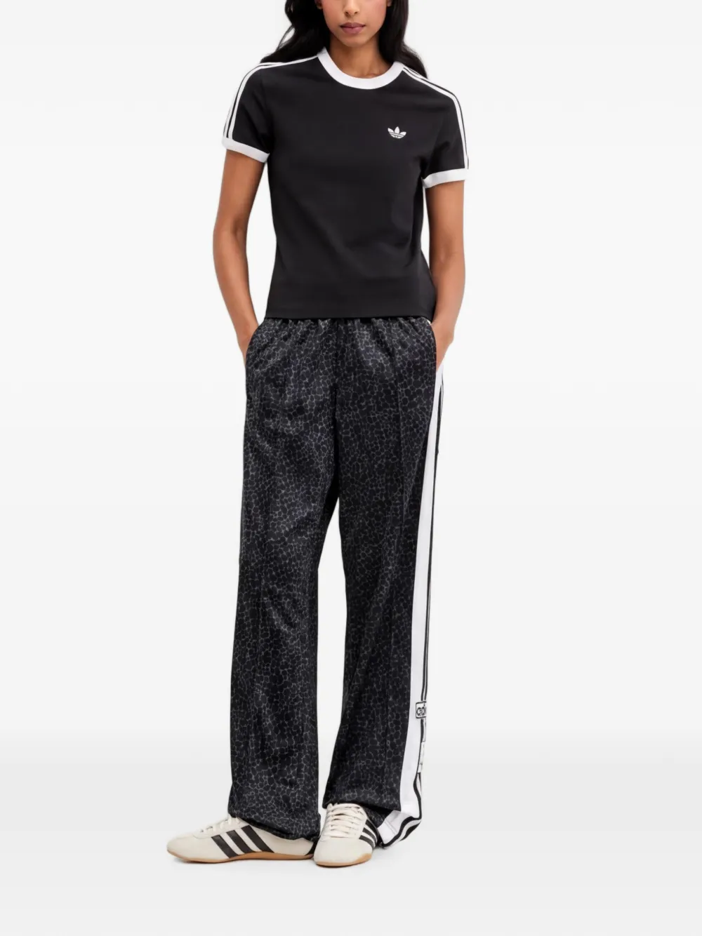 adidas Trainingsbroek met zijstreep Zwart