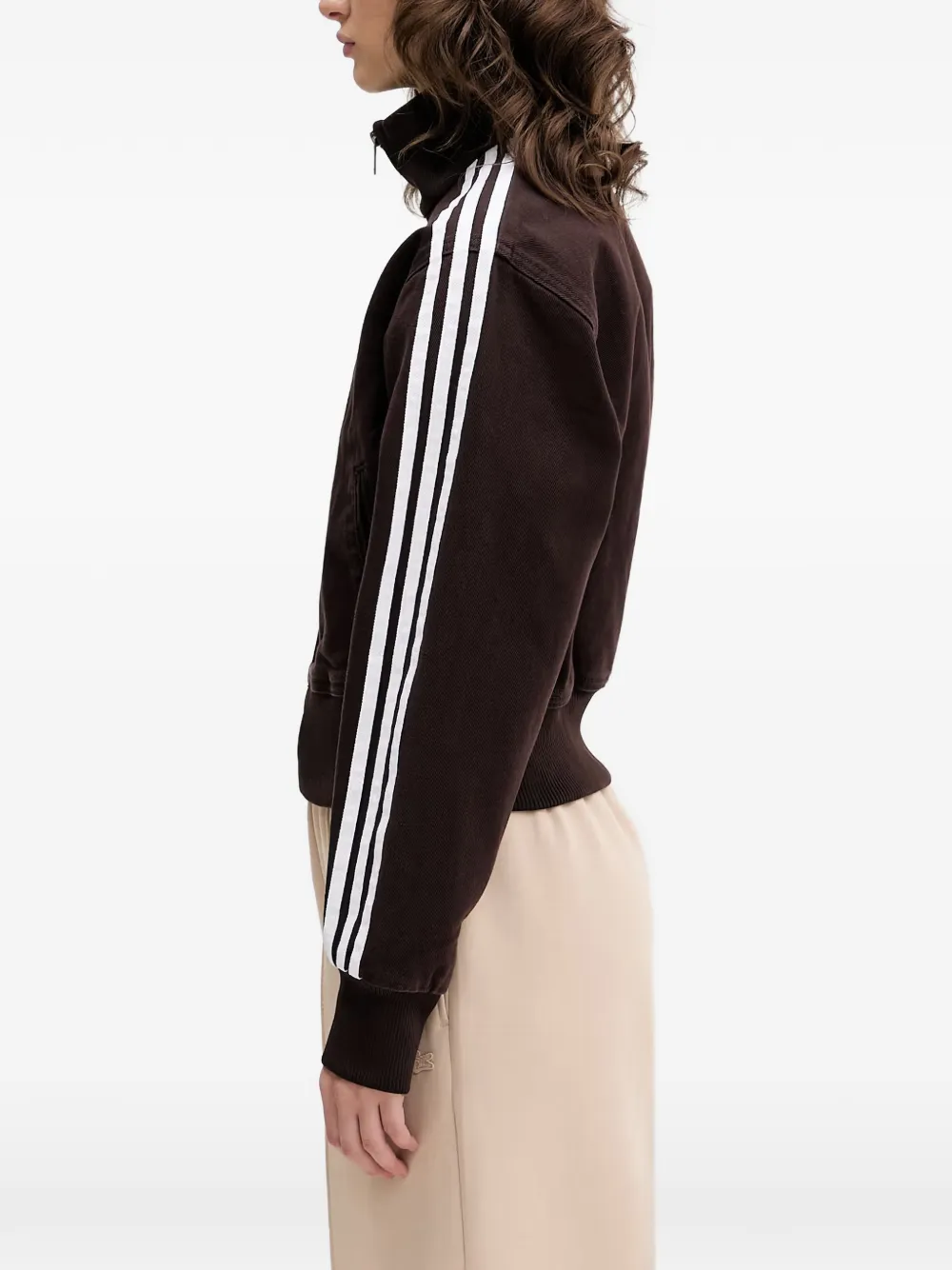 adidas Firebird side-stripe logo-embroidered jacket Bruin