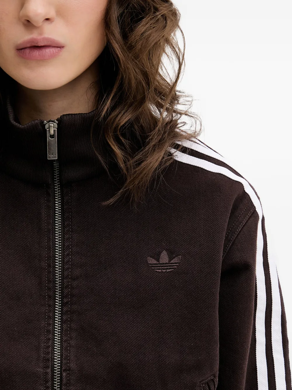 adidas Firebird side-stripe logo-embroidered jacket Bruin