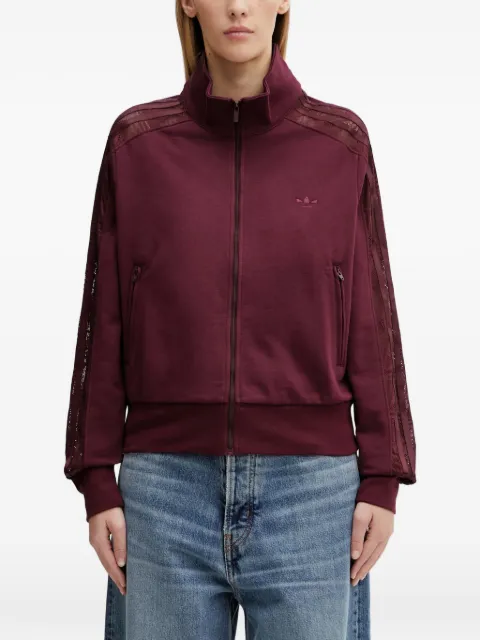 adidas Firebird lace-panel zip jacket
