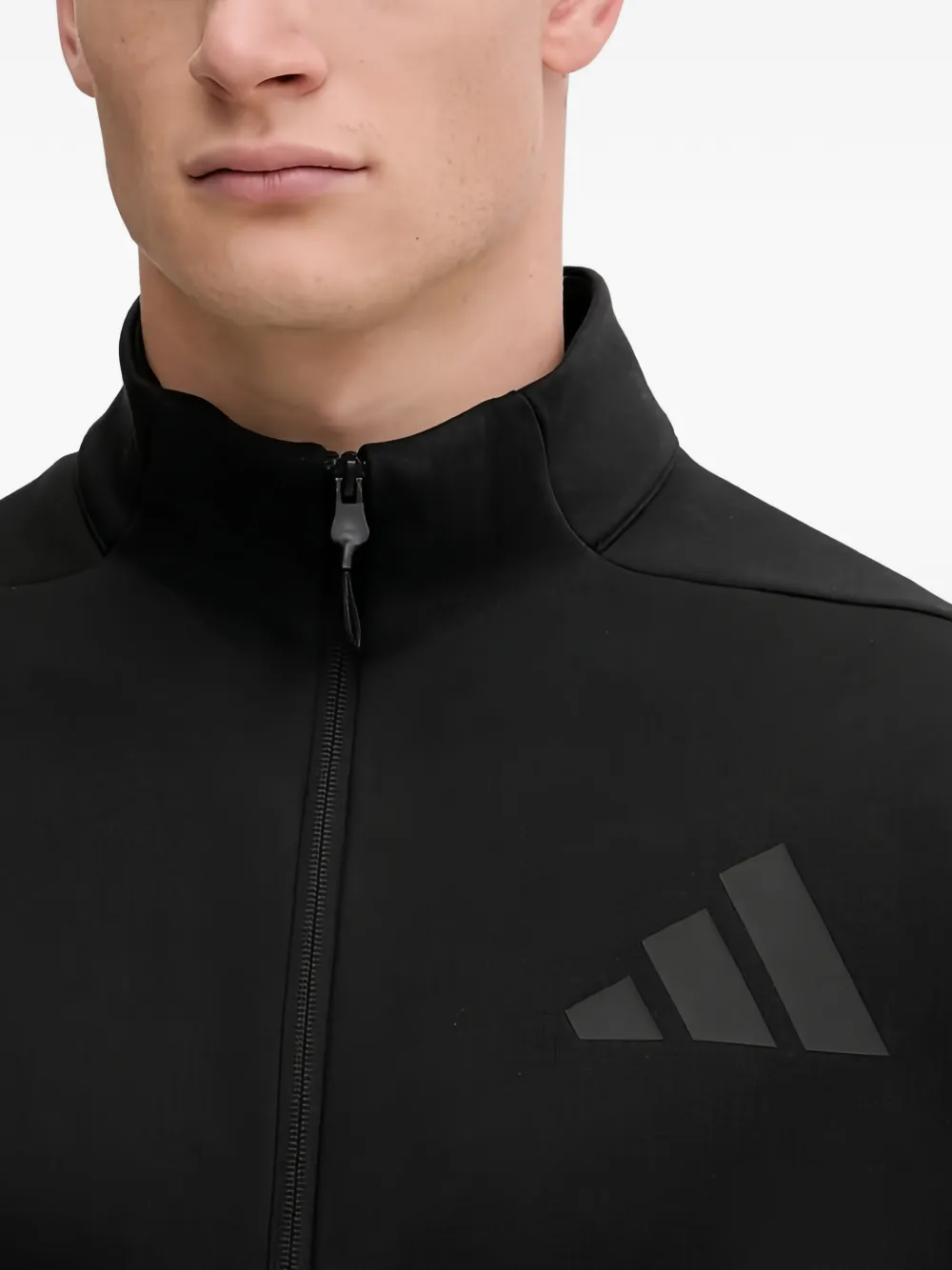 adidas Fleece jack Zwart