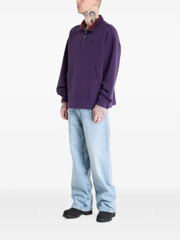 Adidas ハーフジップ スウェットシャツ | パープル | FARFETCH JP