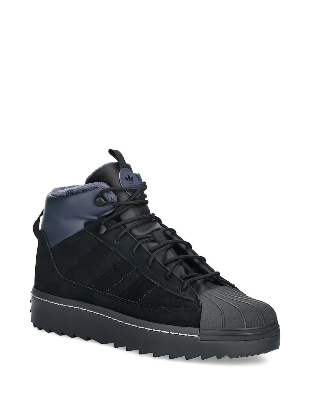 Adidas Kids Superstar Winter Trek lace-up boots Zwart