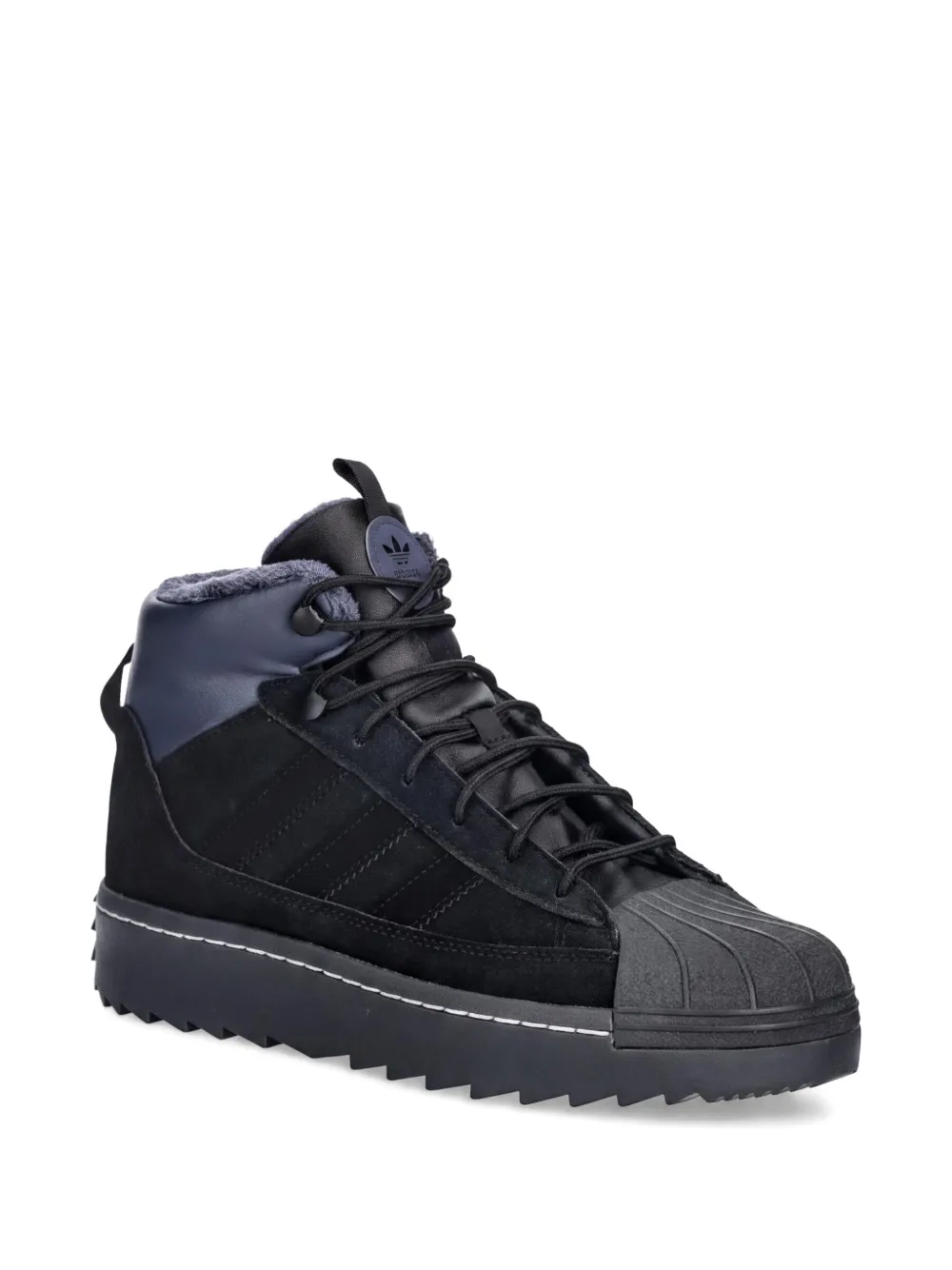 adidas Kids Superstar Winter Trek lace-up boots - Nero