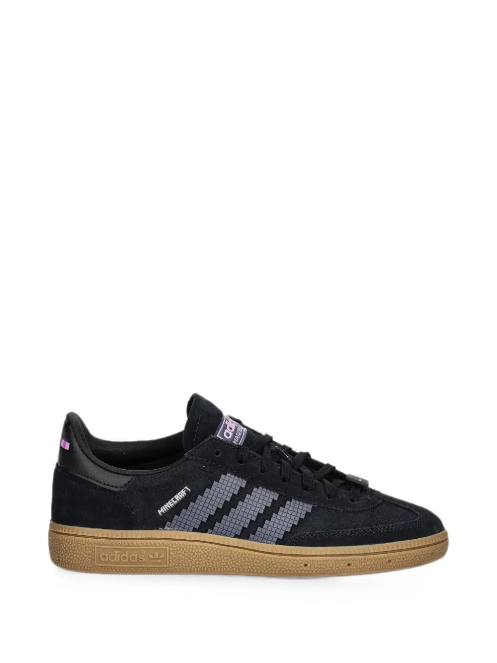 adidas Kids Minecraft gestreepte sneakers Zwart
