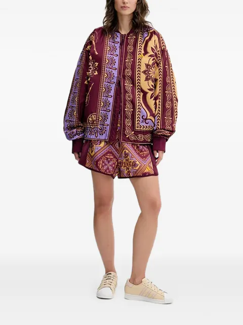 adidas X Farm butterfly-print shorts