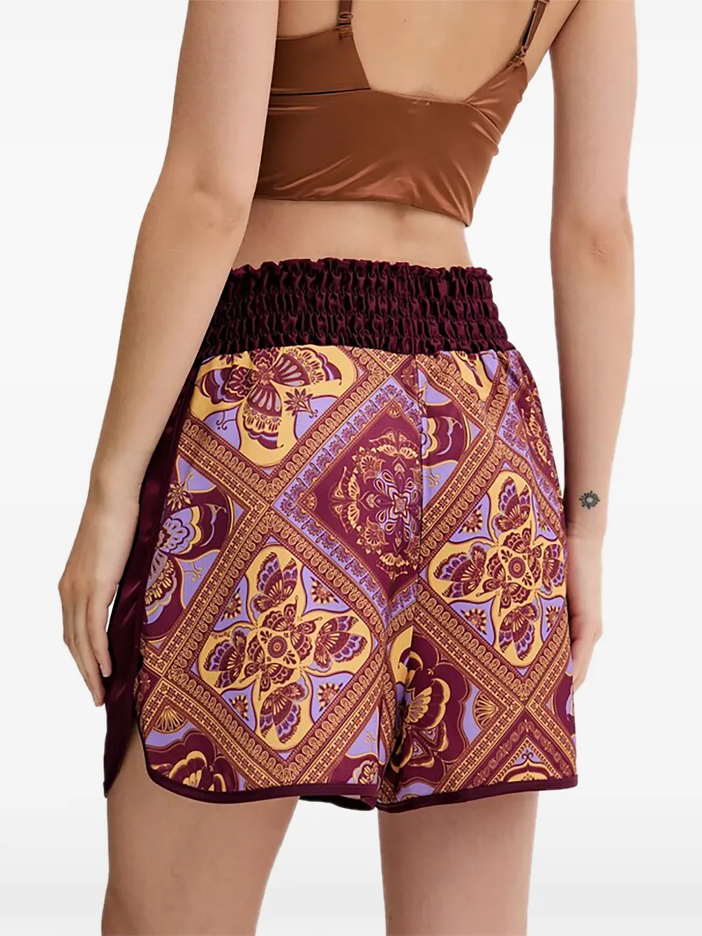 adidas X Farm shorts met vlinderprint Rood