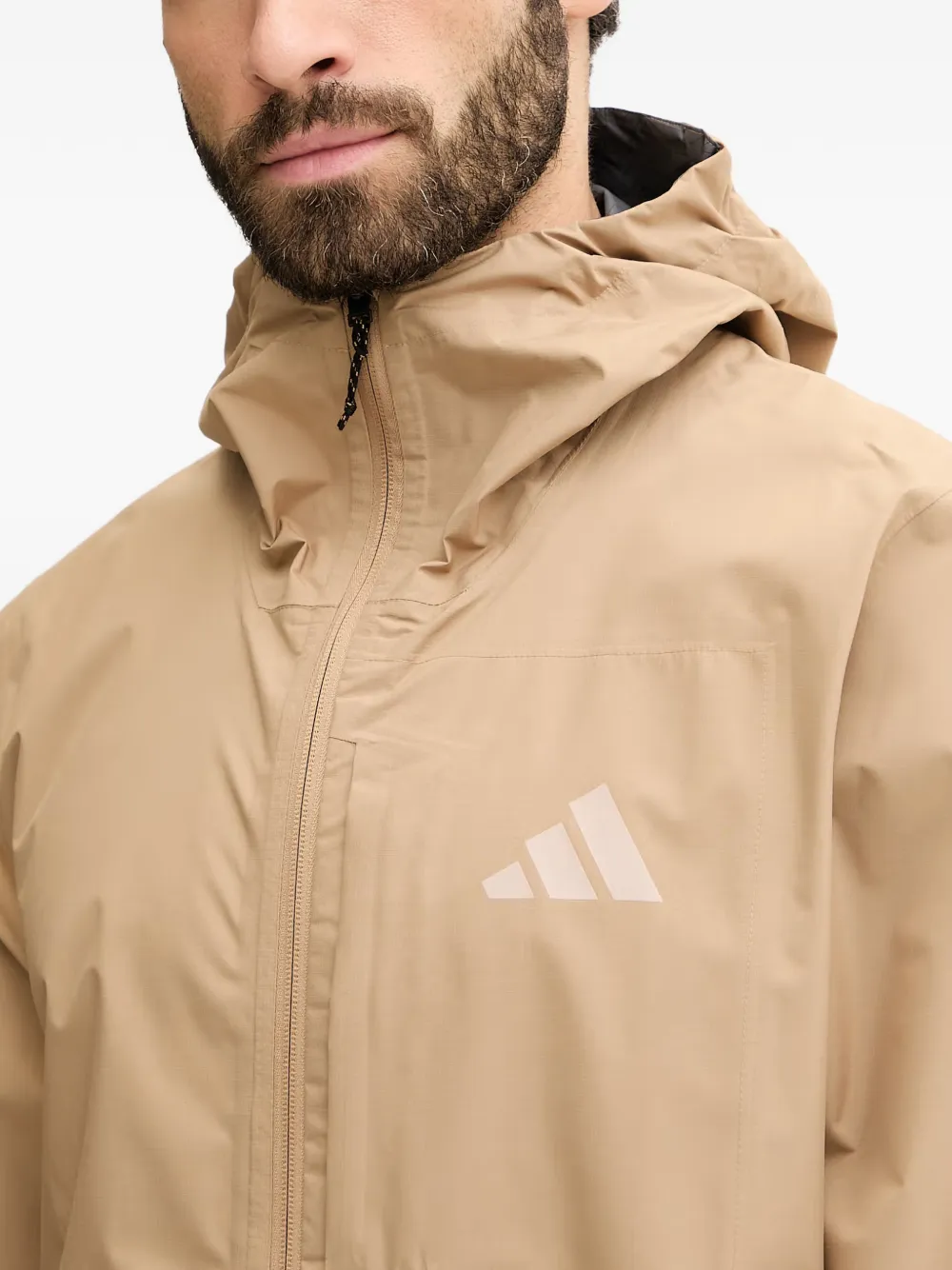 adidas Terrex jack met capuchon Beige