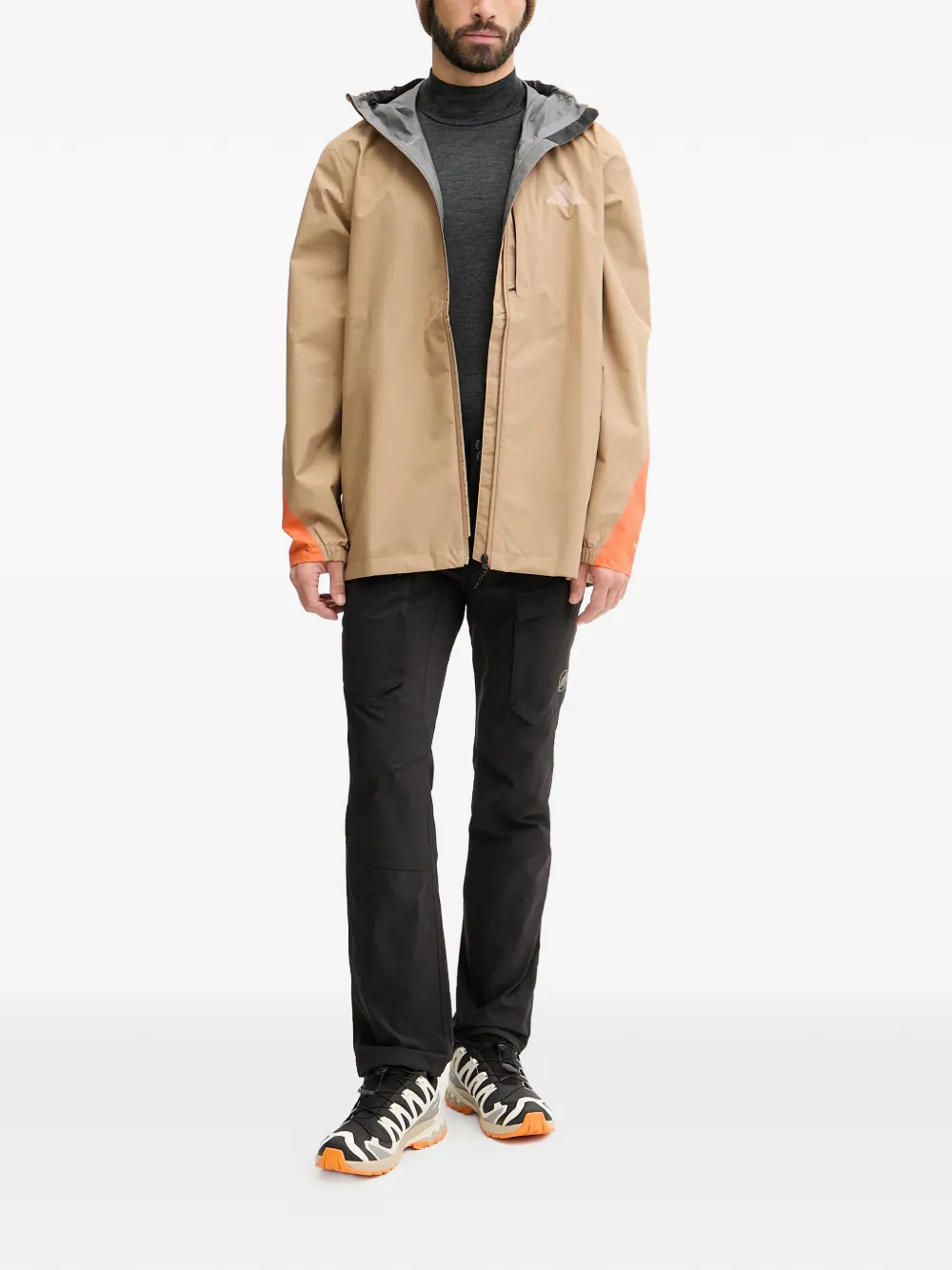adidas Terrex jack met capuchon Beige