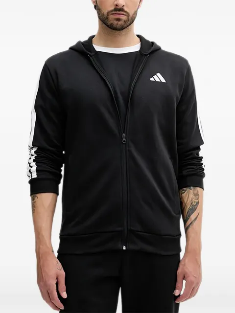 adidas logo zip tracksuit