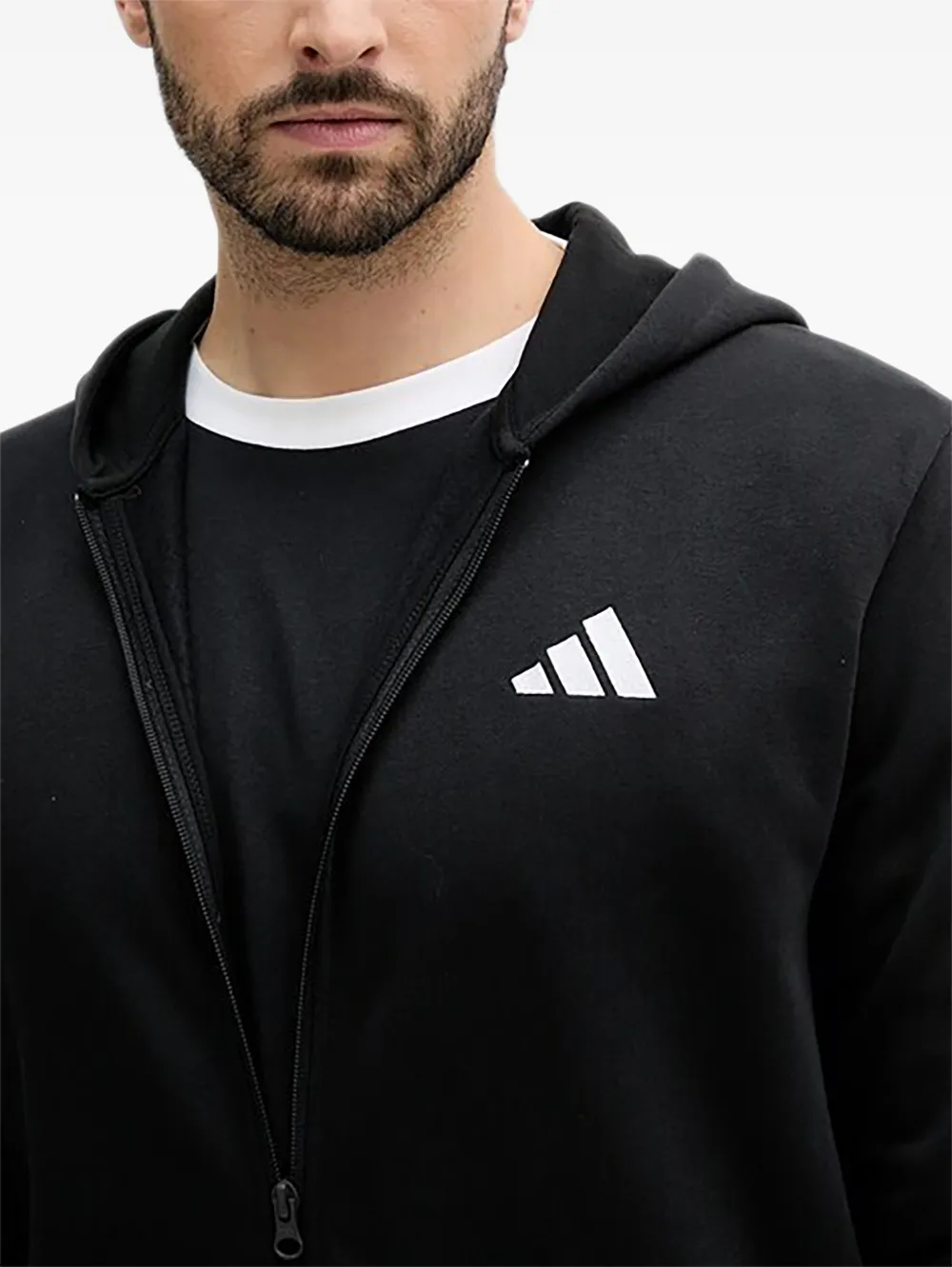 adidas Trainingspak met logo en rits Zwart