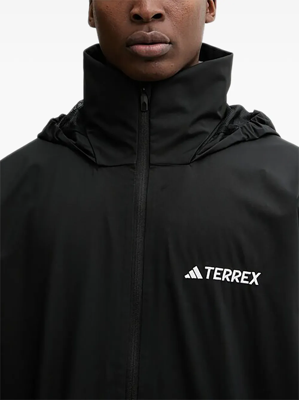 adidas Jack met capuchon Zwart
