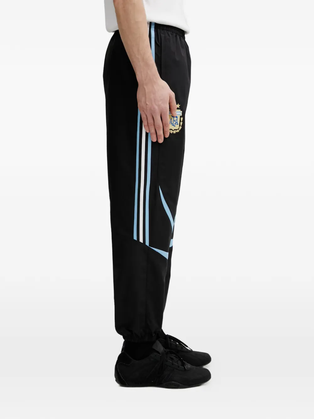 adidas Argentina 2006 logo-embroidered track pants Zwart