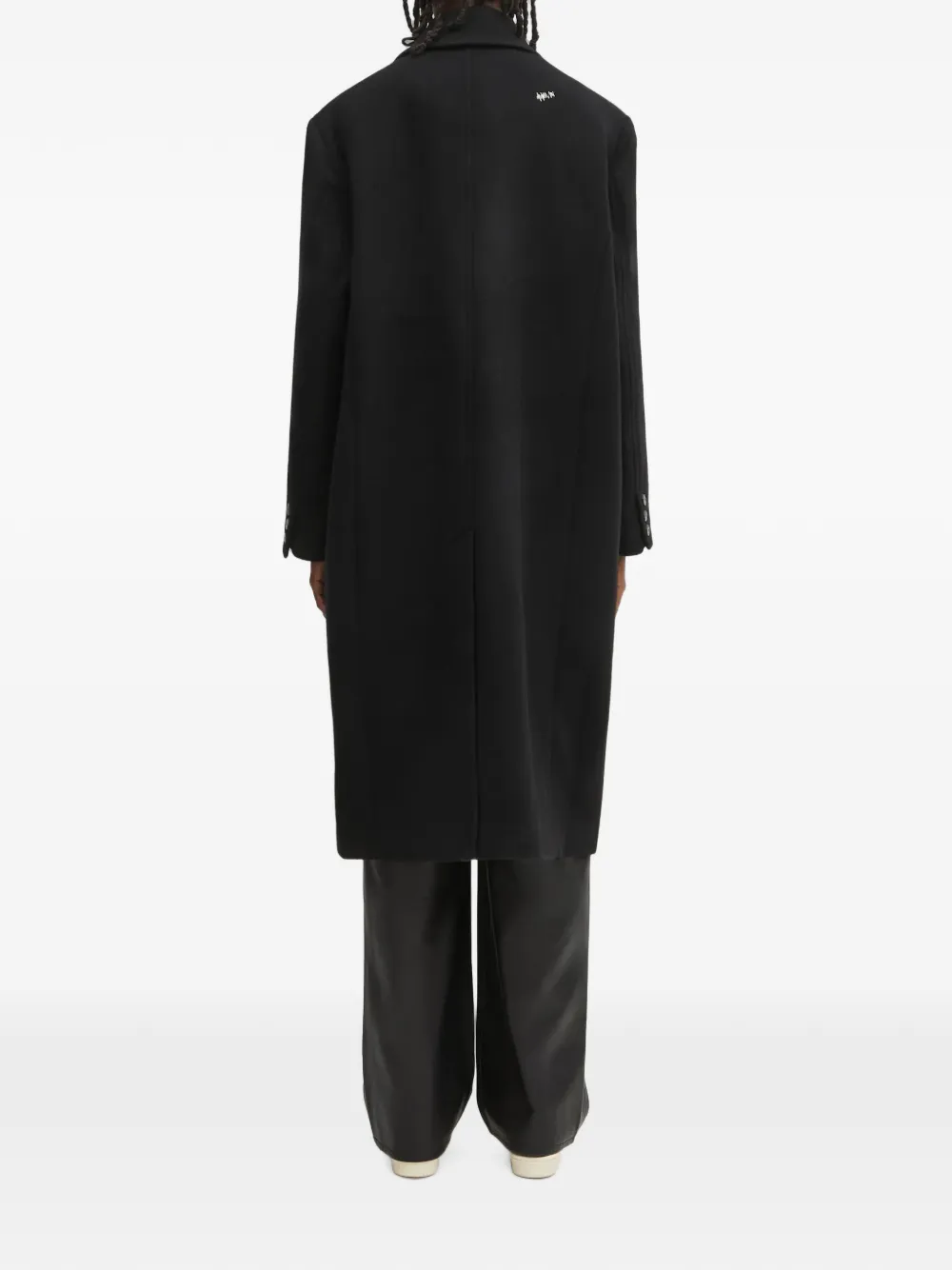Ader Error Button-up Coat In Black