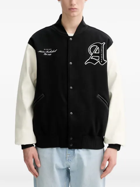 adidas Originals Basketball appliqué bomber jacket