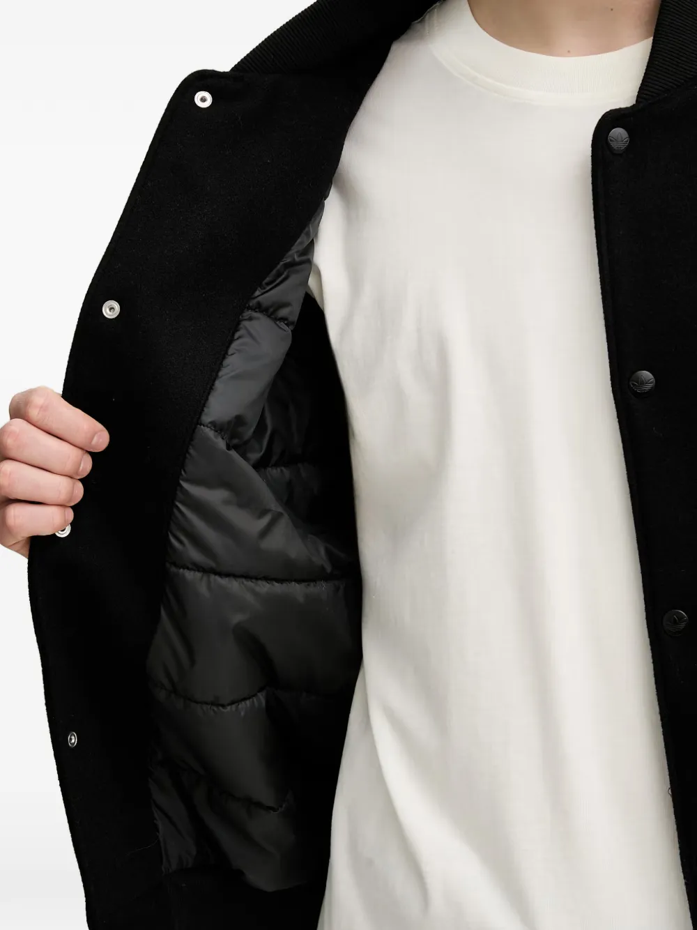adidas basketball jacket Zwart