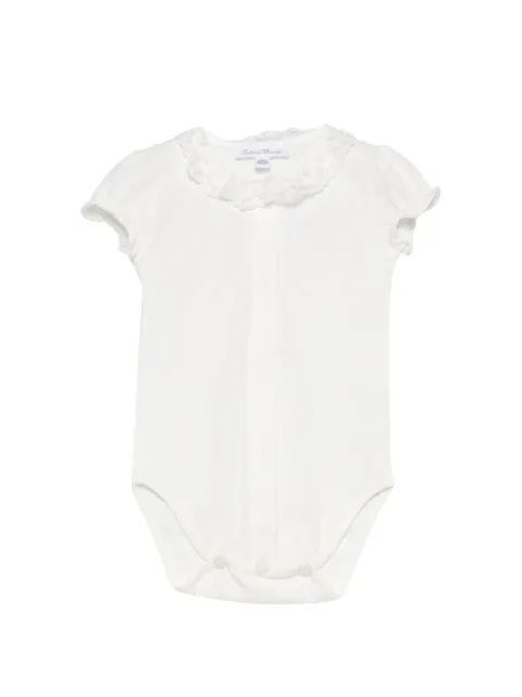 Tartine Et Chocolat lace-trim puff-sleeve body