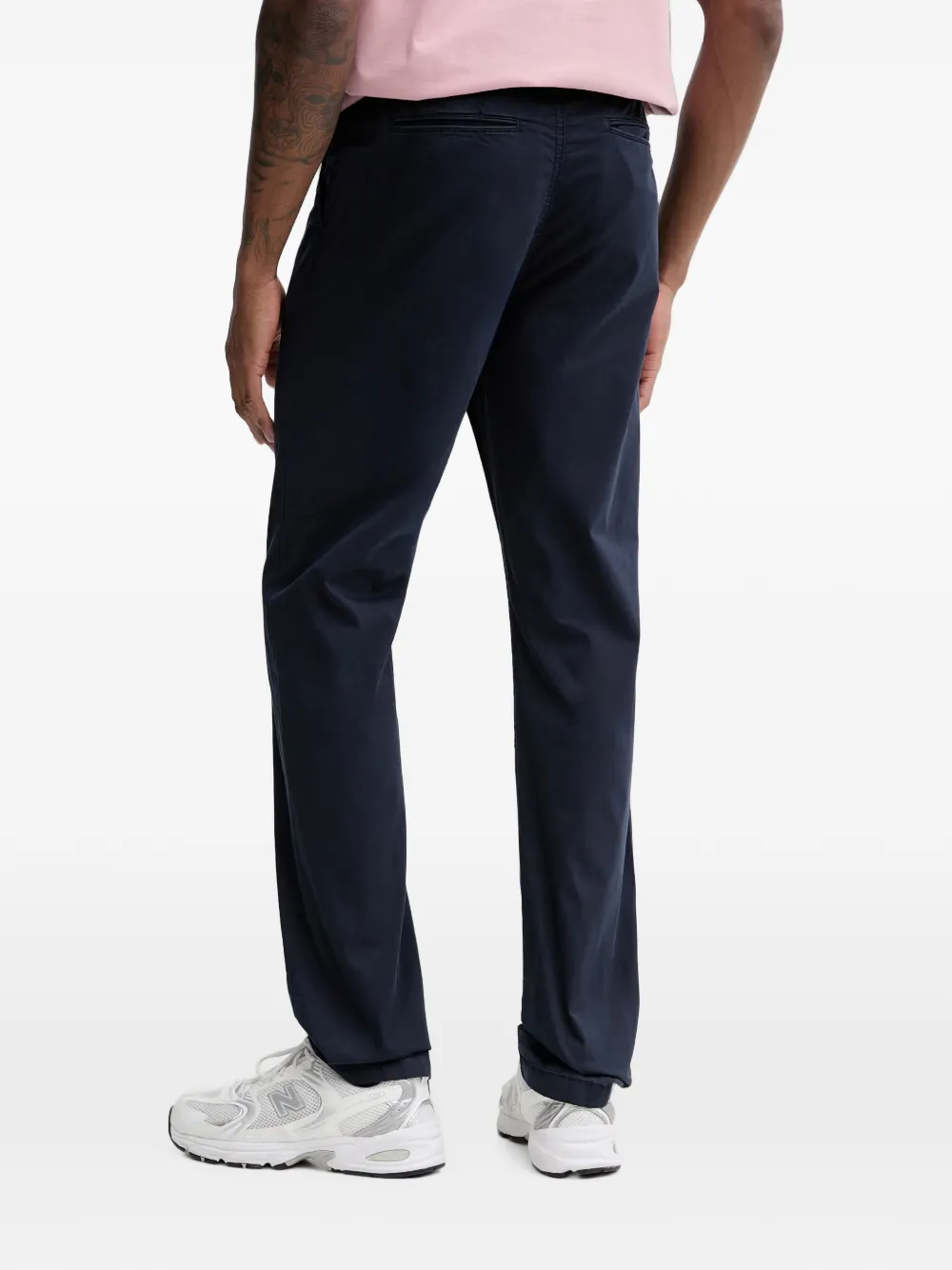 Napapijri Broek met borduurwerk Blauw