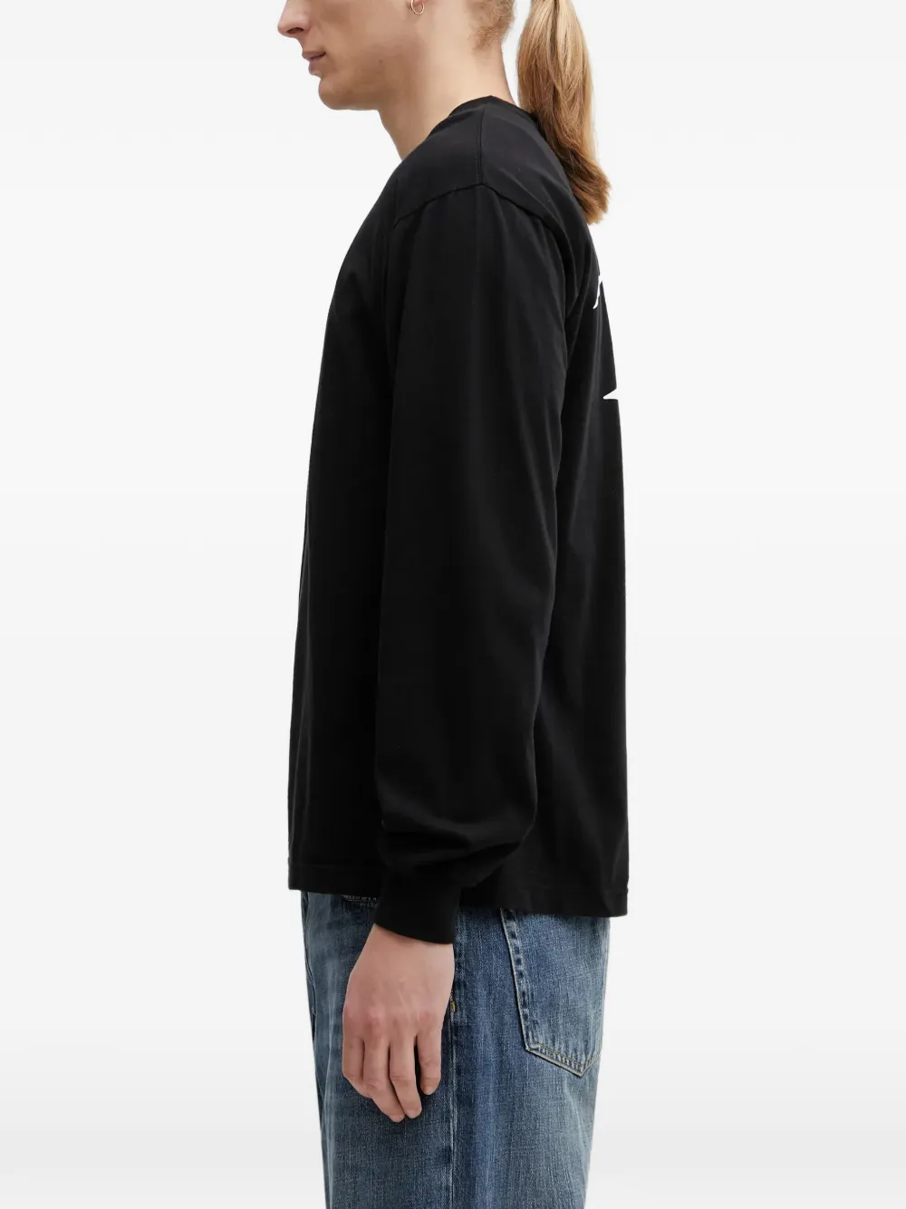 Neighborhood T-shirt met logoprint Zwart