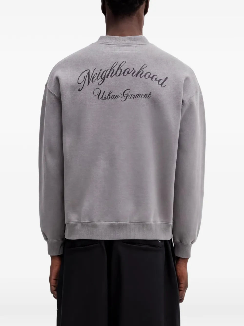 Neighborhood Sweater met rits Grijs