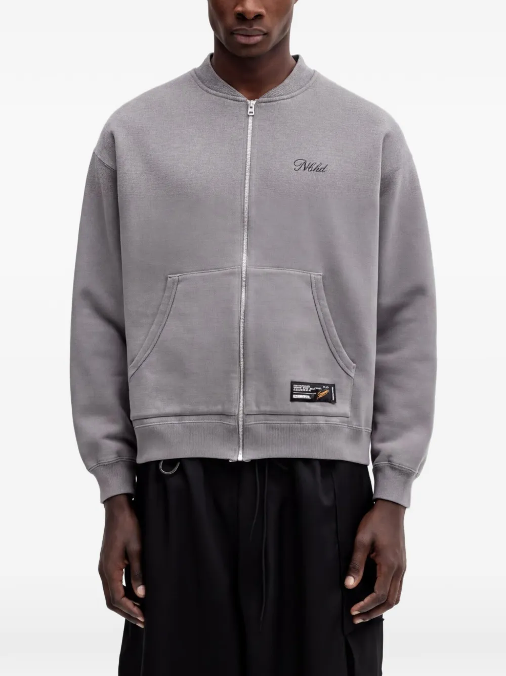 Neighborhood Felpa con zip - Grigio