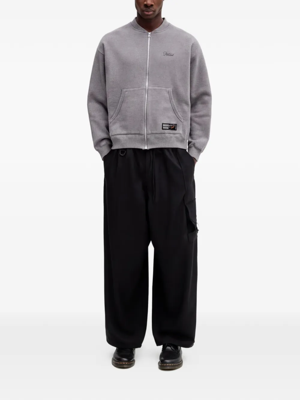 Neighborhood Sweater met rits Grijs