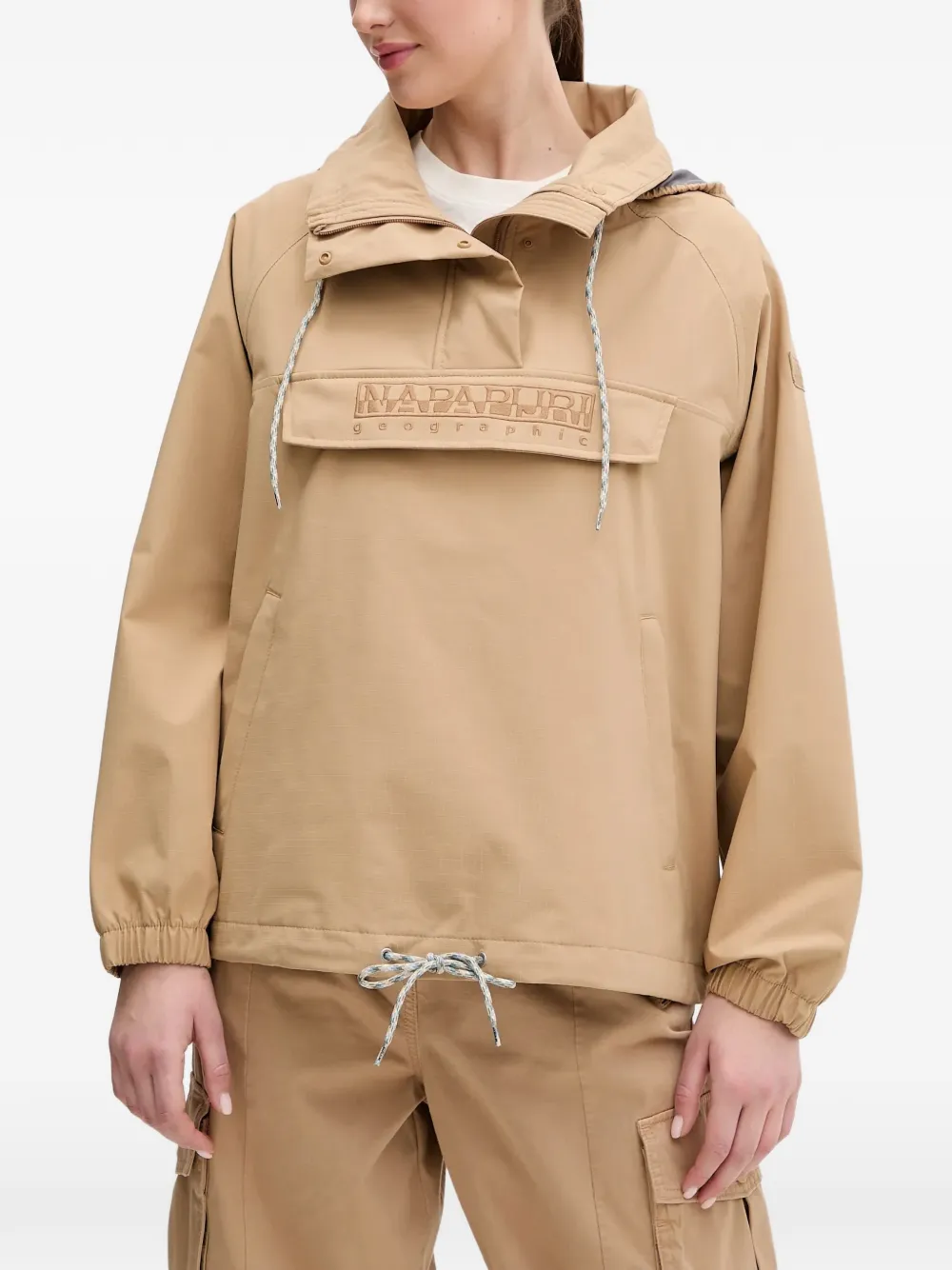 Napapijri Rainforest Dune oversized jacket - Nude