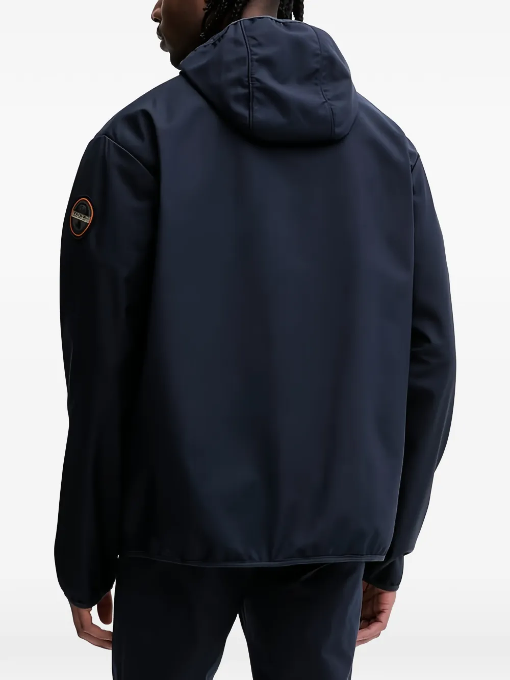 Napapijri A-Biois jack met capuchon Blauw