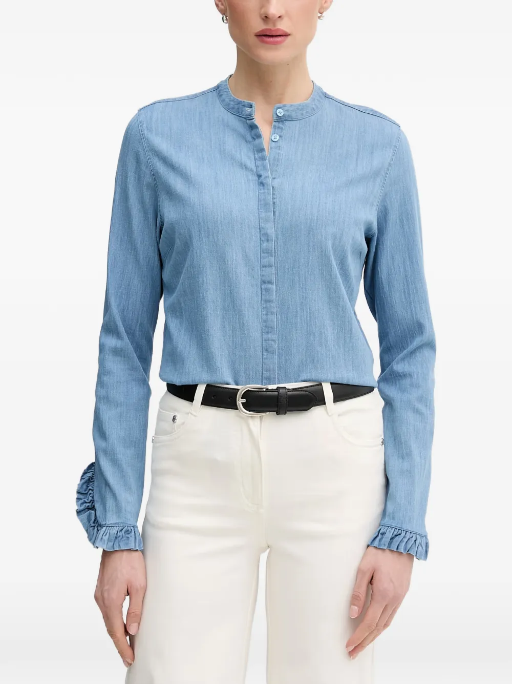 Mos Mosh Mattie ruffled-cuff shirt