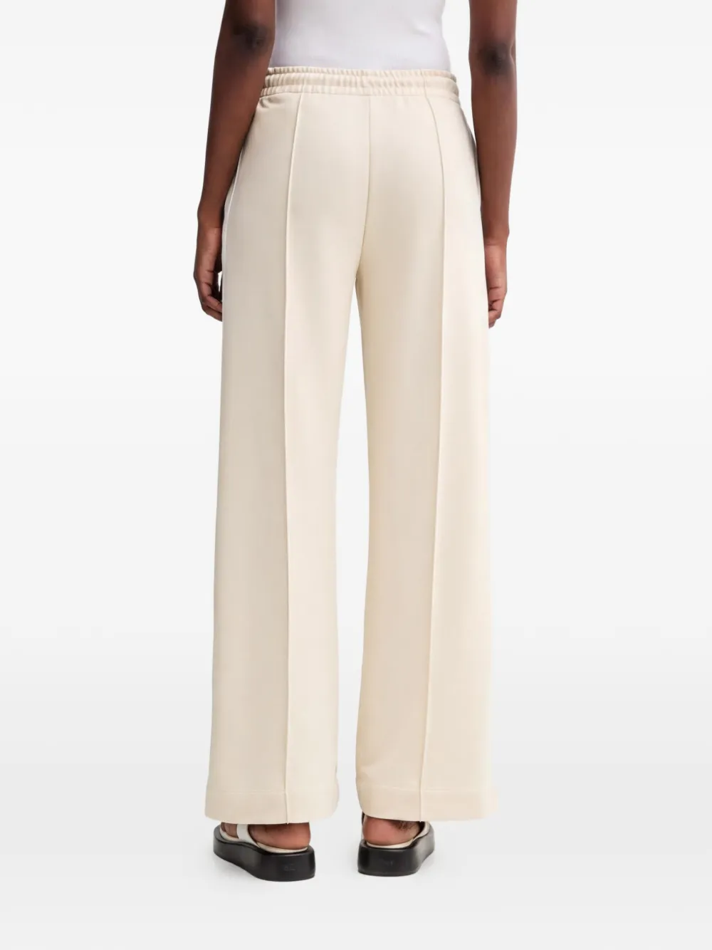 MUNTHE Broek met streepdetail Beige