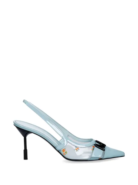 MSGM floral buckle pumps