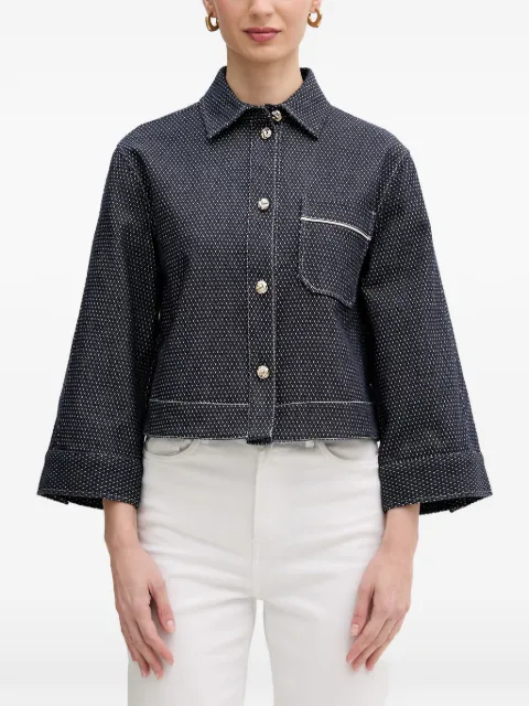 Mos Mosh patterned button-up jacket