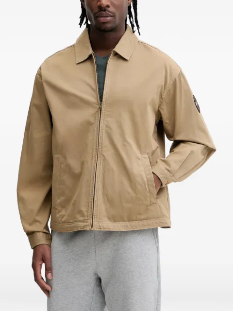 Napapijri Arrayanes logo-patch zip-up jacket