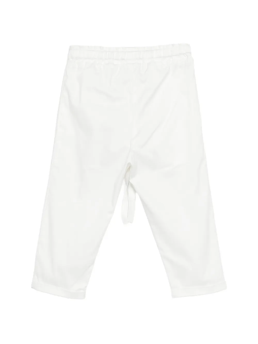  Suenos Kidswear Drawstring-fastening Trousers - White 