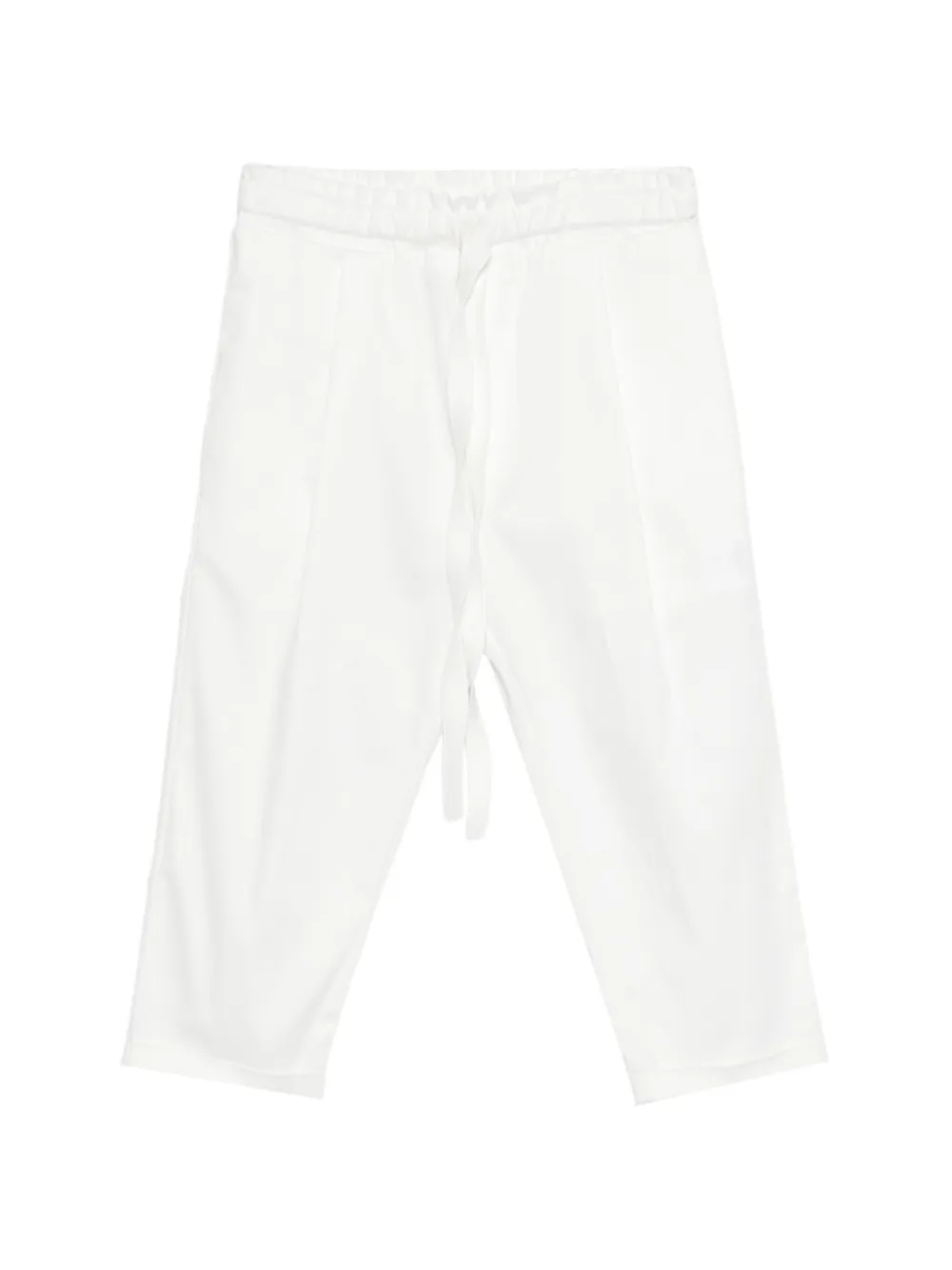 SUENOS Kidswear drawstring-fastening trousers - Bianco