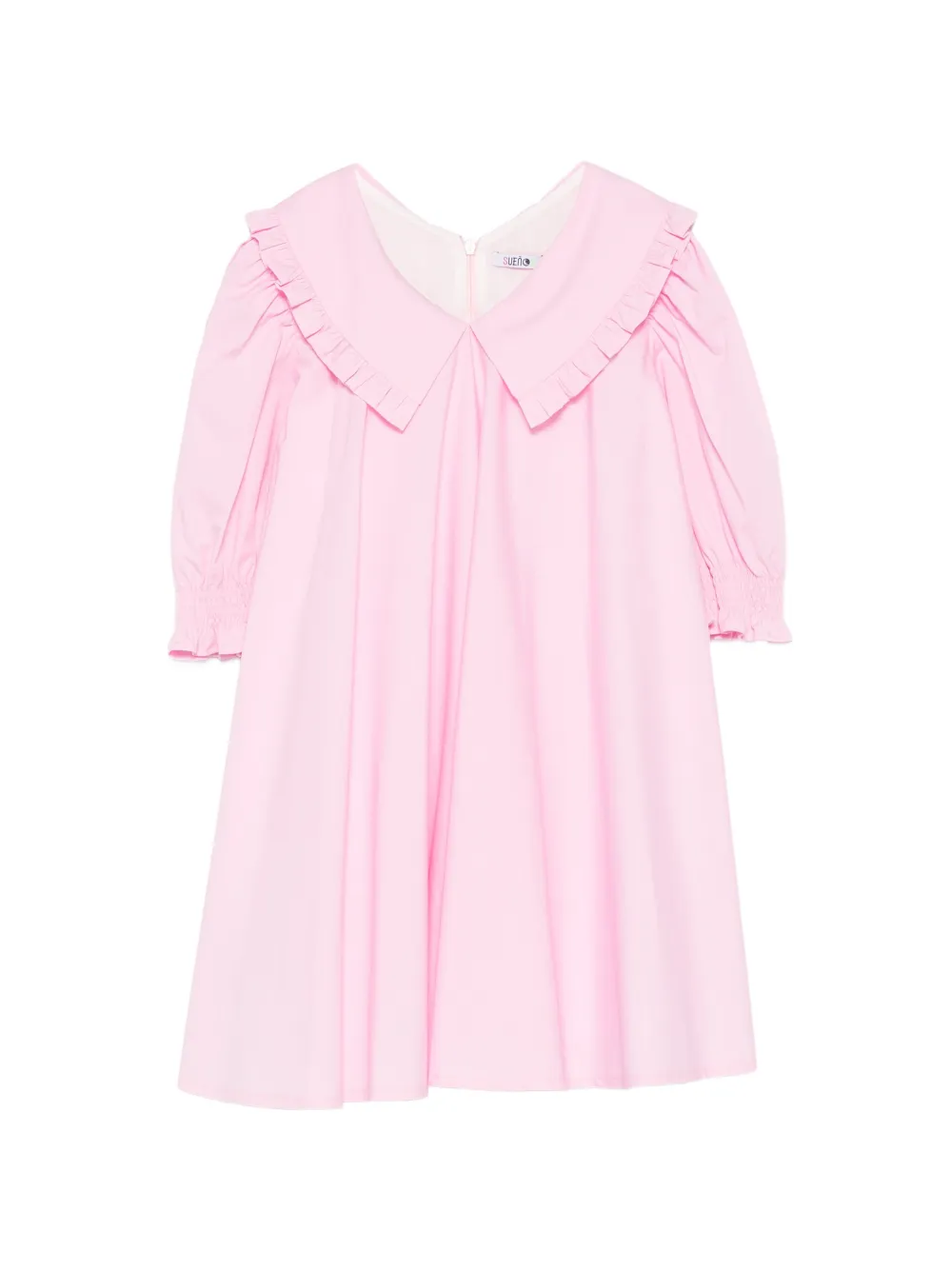 SUENOS Kidswear ruffled-collar dress - Rosa