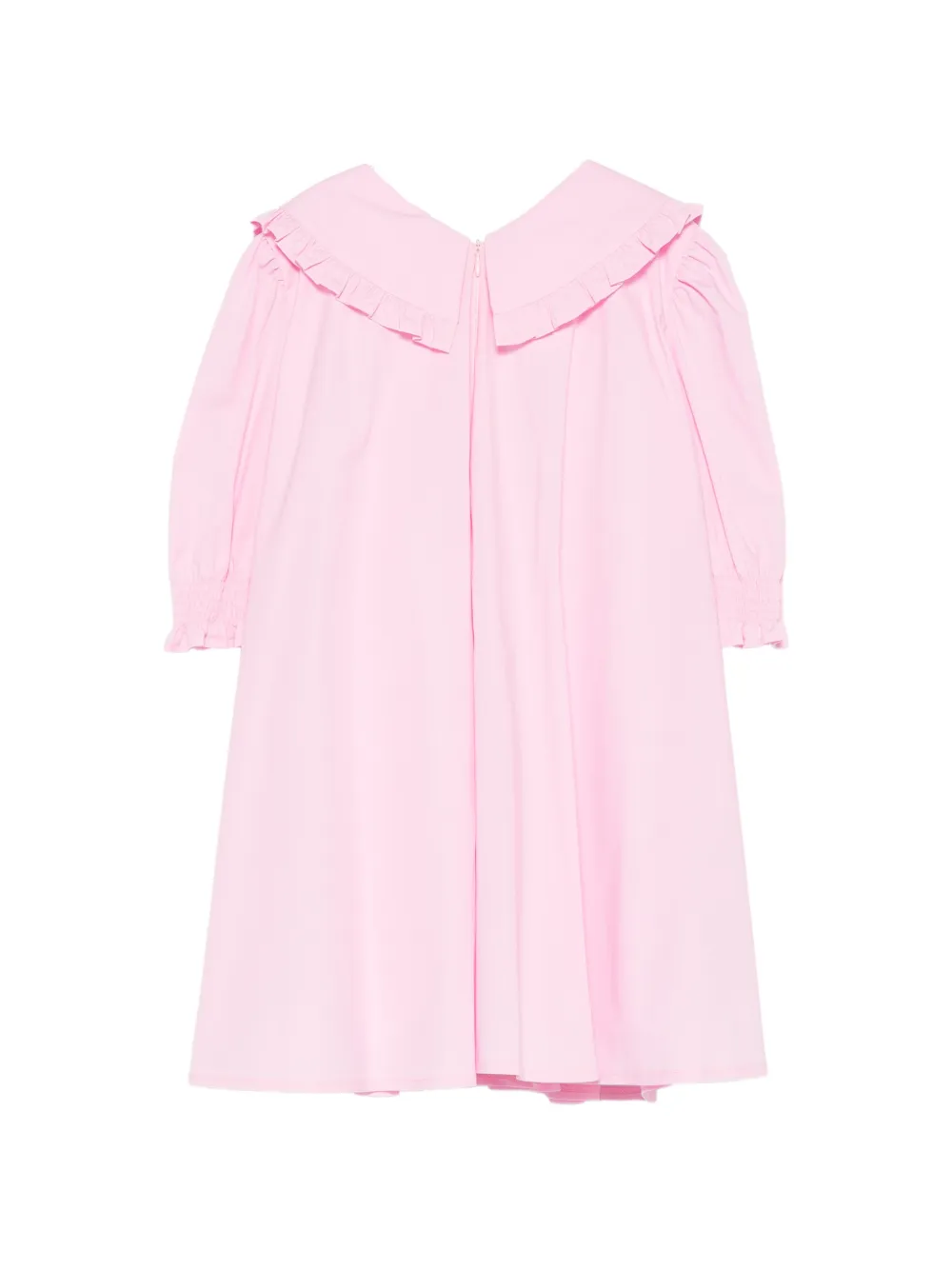  Suenos Kidswear Ruffled-collar Dress - Pink 