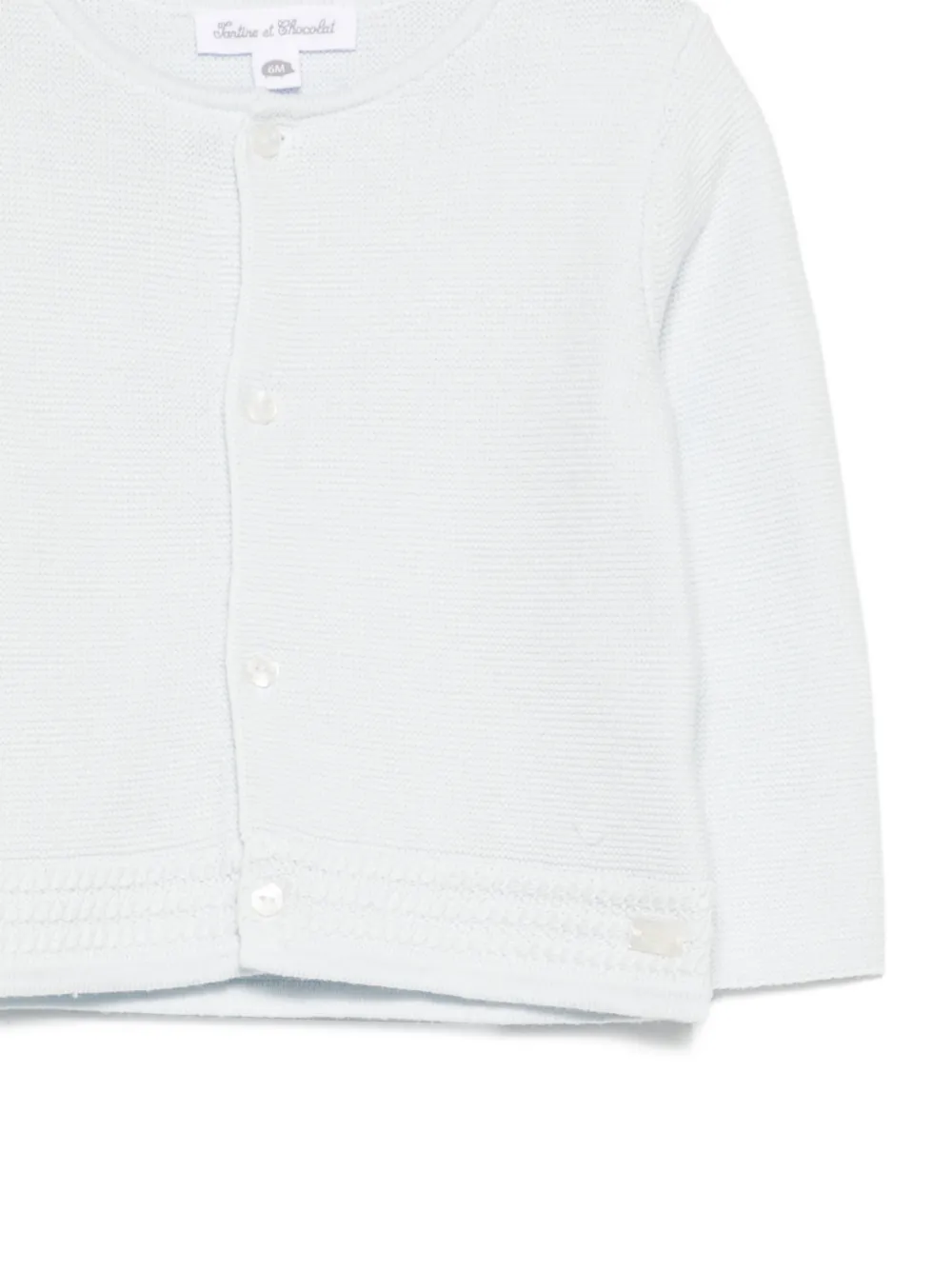  Tartine Et Chocolat Buttoned Cardigan - Blue 