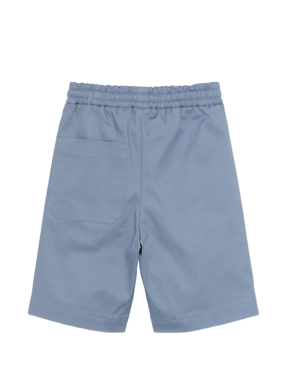  Suenos Kidswear Drawstring-fastening Pleated Shorts - Blue 