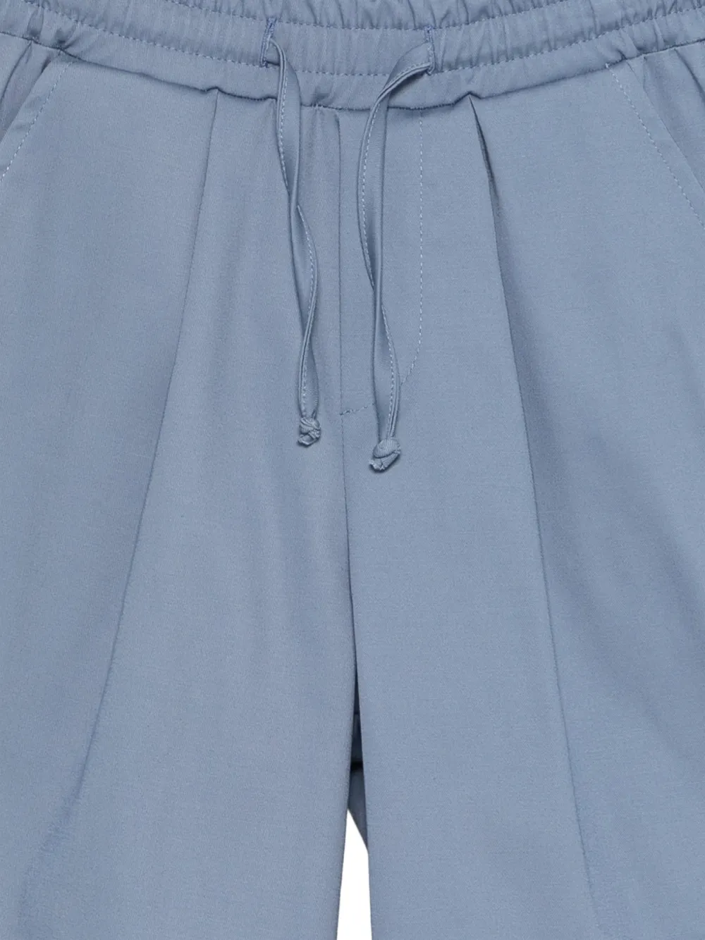  Suenos Kidswear Drawstring-fastening Pleated Shorts - Blue 
