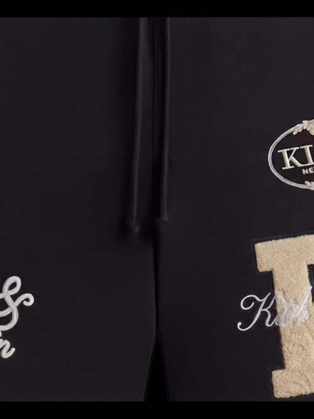  Kith Shorts Con Design Patchwork - Nero 