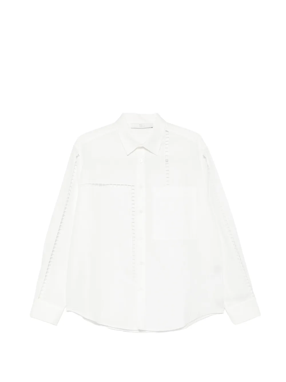 Tela cutout shirt - Bianco